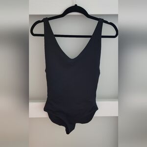 LONDRE minimalist swimsuit black long size medium